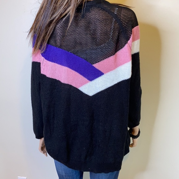 Lane Bryant Sweater Black 26/28 Cardigan - Picture 4 of 5